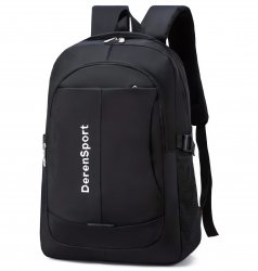 Verk 14608 Městský batoh UNI 44 x 32 x 14 cm, černý