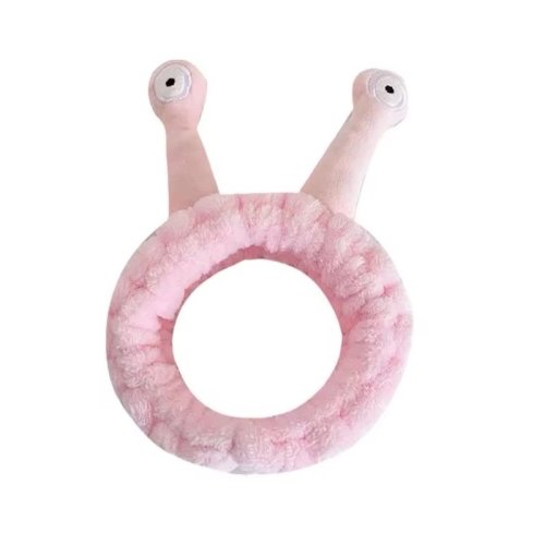 eCa OPK22R Čelenka plyšová šnek, růžová