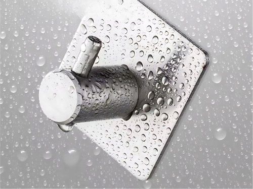 Verk 27547 Samolepicí háček, sada 2x černý, 2x stříbrný, kov