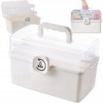 Verk 27553 Organizér na léky 20 x 13 x 9,5 cm, bílý