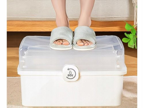 Verk 27553 Organizér na léky 20 x 13 x 9,5 cm, bílý