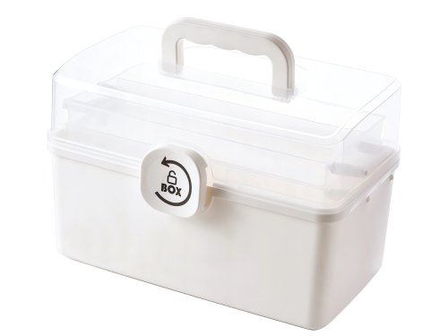 Verk 27553 Organizér na léky 20 x 13 x 9,5 cm, bílý