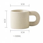 eCa CUP21 Keramický kropenatý hrnek s uchem 300 ml