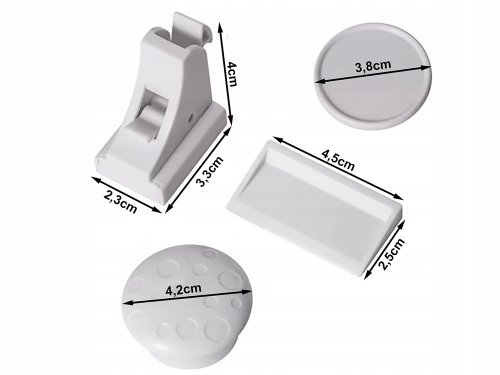 Verk 27561 Magnetická bezpečnostná zábrana pre skrinky a zásuvky 10 ks