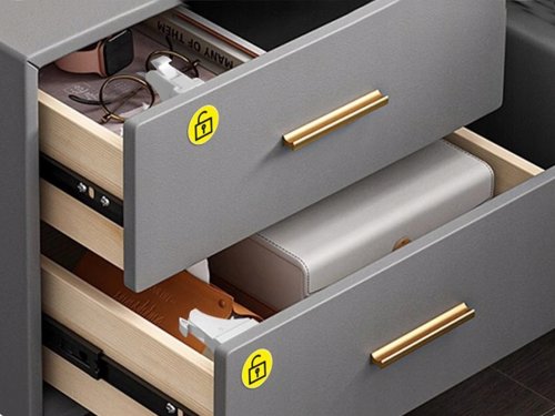 Verk 27561 Magnetická bezpečnostná zábrana pre skrinky a zásuvky 10 ks