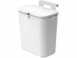 Verk 27571 Závěsný odpadkový koš s víkem 9L, bílý