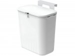 Verk 27571 Závěsný odpadkový koš s víkem 9L, bílý