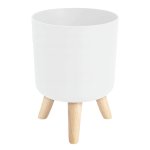 Verk 27578 Květináč s nožičkami, průměr 17 cm, bílý