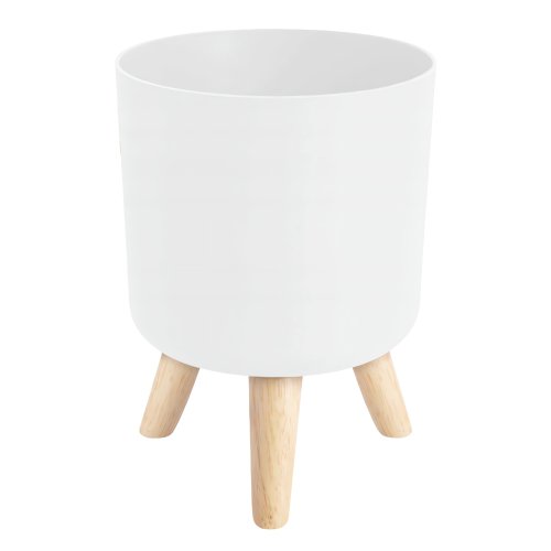 Verk 27578 Květináč s nožičkami, průměr 17 cm, bílý