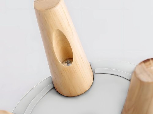 Verk 27578 Květináč s nožičkami, průměr 17 cm, bílý