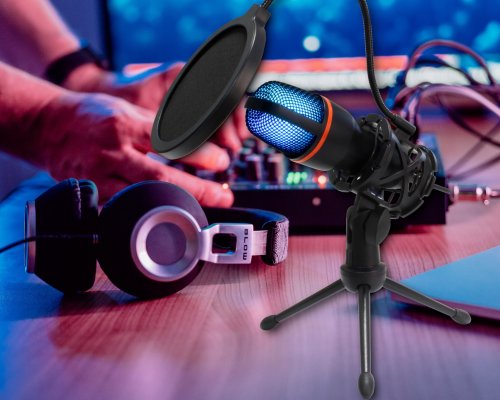 Verk 27597 Štúdiový mikrofón pre PC so statívom