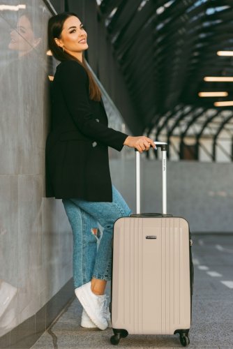 Wings KESTREL KST01 Cestovný kufor, 38 L, veľkosť  S, šampanské