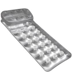 INTEX 58894 Nafukovací lehátko matrace 188 x 71 cm, stříbrné