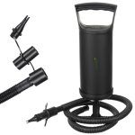 Gardlov 25365 Nafukovací relaxační křeslo s podnožkou, černohnědé