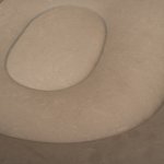 Gardlov 25365 Nafukovací relaxační křeslo s podnožkou, černohnědé