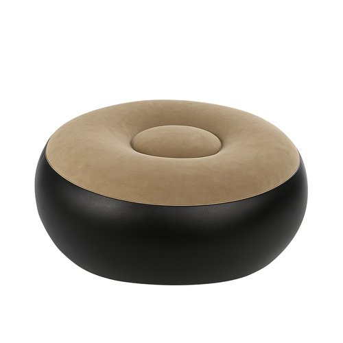 Gardlov 25365 Nafukovací relaxační křeslo s podnožkou, černohnědé