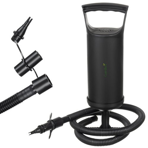 Gardlov 25365 Nafukovací relaxační křeslo s podnožkou, černohnědé