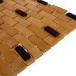 Ruhhy 26048 Koupelnová protiskluzová podložka 80 x 50 cm, bambus