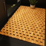 Ruhhy 26048 Koupelnová protiskluzová podložka 80 x 50 cm, bambus