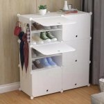 Hogler 3403 Variabilní regálový systém 12 polic 85 x 96 x 31 cm, bílý