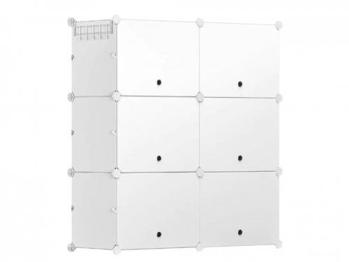 Hogler 3403 Variabilní regálový systém 12 polic 85 x 96 x 31 cm, bílý
