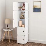 Hogler 3402 Variabilní regálový systém 5 polic 175 x 37 x 47 cm, bílý