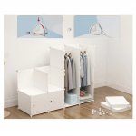 Hogler 3402 Variabilní regálový systém 5 polic 175 x 37 x 47 cm, bílý