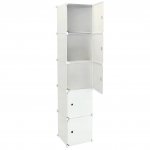 Hogler 3402 Variabilní regálový systém 5 polic 175 x 37 x 47 cm, bílý