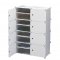 Hogler 3404 Variabilní regálový systém 16 polic 128 x 84 x 32 cm, bílý