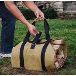 eCa SND06 Taška na dřevo 98 x 51 cm, béžová