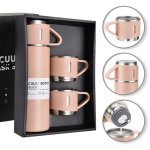 eCa BD24R Termoska 500 ml + hrneček 3 ks v dárkové krabičce, růžová