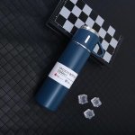 eCa BD24G Termoska 500 ml + hrneček 3 ks v dárkové krabičce, modrá