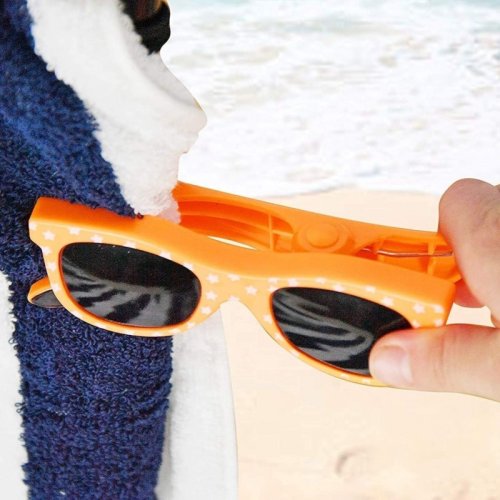 eCa Kolíček na plážový uterák v tvare pohárov, 2 ks