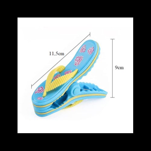 eCa Kolíček na plážovou osušku ve tvaru plážových žabek, 2 ks