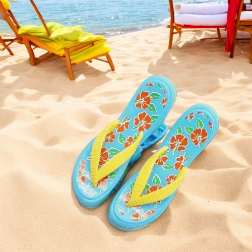 eCa Kolíček na plážovou osušku ve tvaru plážových žabek, 2 ks