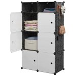 Hogler 3412 Variabilný policový systém 14 políc, 72 x 129 x 47 cm, čierna farba