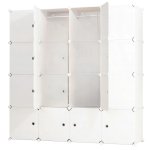 Hogler 3417 Variabilný policový systém 25 modulov, 183 x 183 x 47 cm, biely