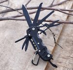 Foxter 2317 Víceúčelový kapesní nůž MULTITOOL 13 v 1, šedá