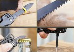 Foxter 2317 Víceúčelový kapesní nůž MULTITOOL 13 v 1, šedá