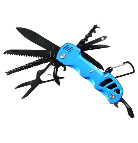 Foxter 2317 Víceúčelový kapesní nůž MULTITOOL 13 v 1, šedá