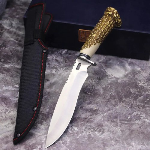 Foxter 3449 Vojenský taktický nôž na prežitie 30 cm s puzdrom