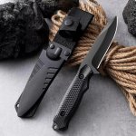 Foxter 3453 Taktický vojenský nôž 20 cm, čierny