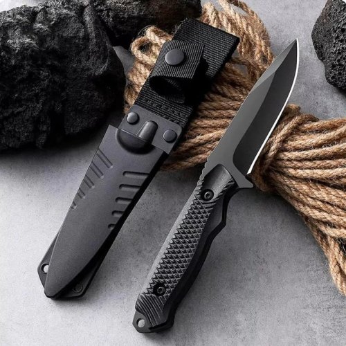 Foxter 3453 Taktický vojenský nôž 20 cm, čierny