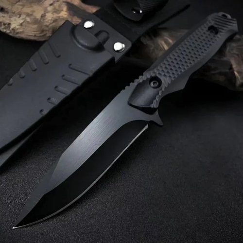 Foxter 3453 Taktický vojenský nôž 20 cm, čierny