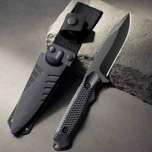 Foxter 3453 Taktický vojenský nôž 20 cm, čierny