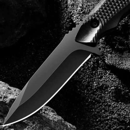 Foxter 3453 Taktický vojenský nôž 20 cm, čierny