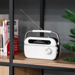 Kruger&Matz KM0826 Přenosné rádio AM/FM, Bluetooth, béžová