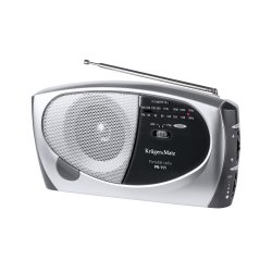 Kruger&Matz URZ2038 Přenosné rádio AM/FM, PR-111, stříbrná