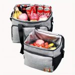 Foxter 3466 Termotaška na pláž, piknik, 35 l, šedá