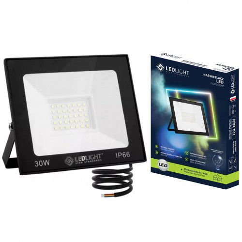 LedLight 2710 Halogenový LED reflektor, IP66, studená bílá, 2400 lm, 30 W